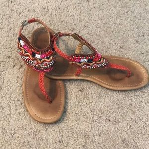 Gap beaded sandals
